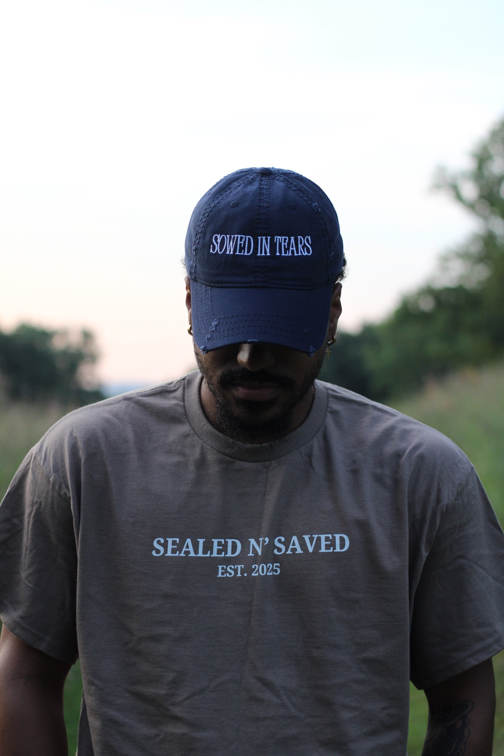 Sowed In Tears Distressed Dad Hat